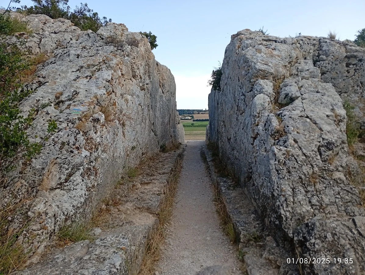 Vue du site Les moulins de Barbegal