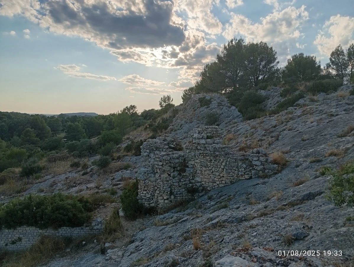 Vue du site Les moulins de Barbegal