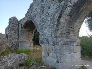Vue du site Les moulins de Barbegal